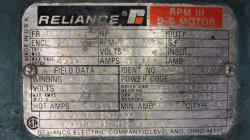 Reliance 25 HP 1750/2300 RPM MC2812ATZ DC Motors 81633